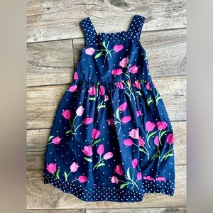 2012 Gymboree polka dot Tulip dress sz 6